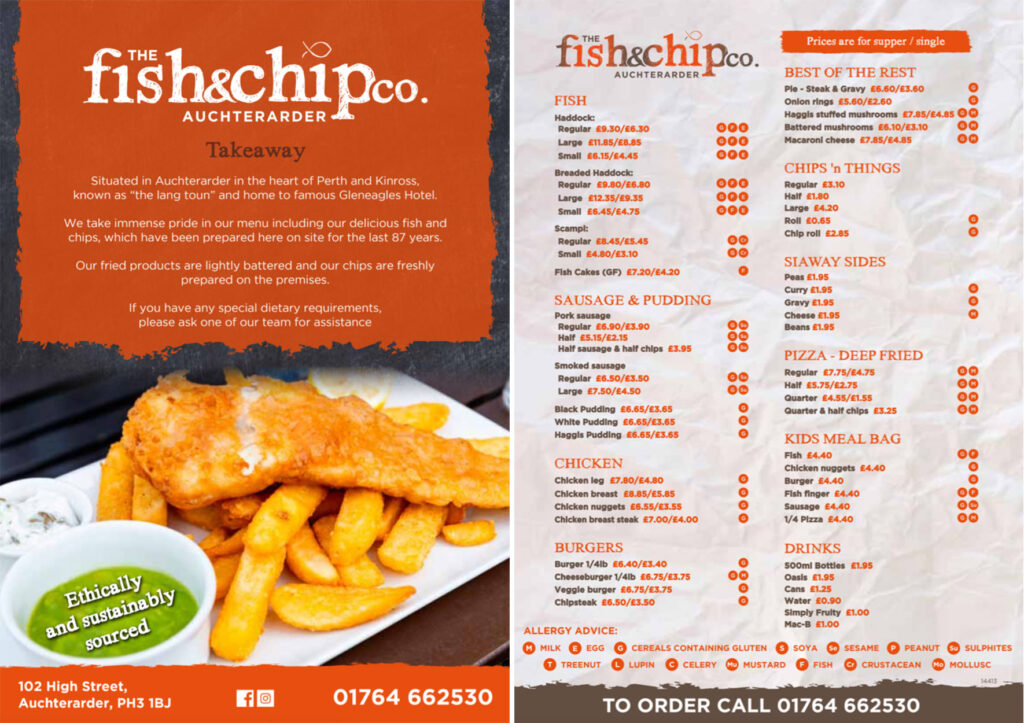 Fish and Chips Auchterarder